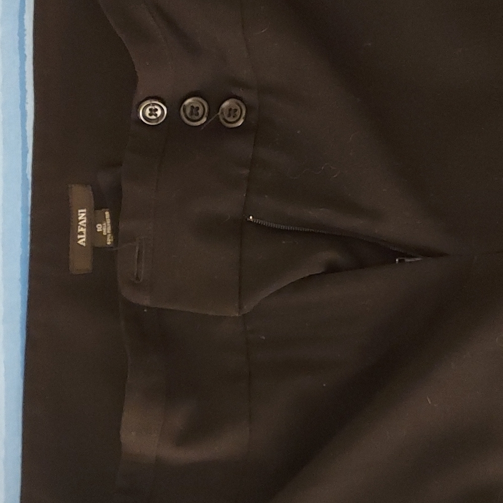 Alfani black dress pants size 10